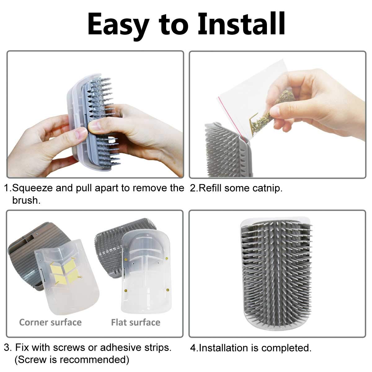 Pet Wall Rubbing Brush